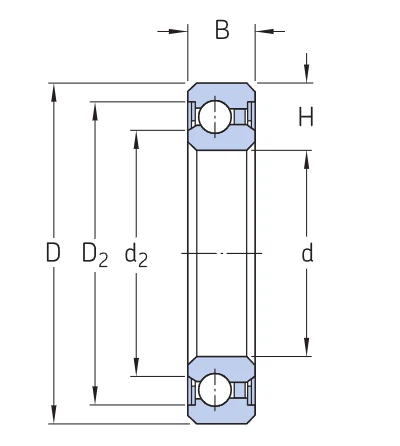 KDN.JG120CP0 Thin Section Bearing KDN.JG120CP0 Thin Section Bearing